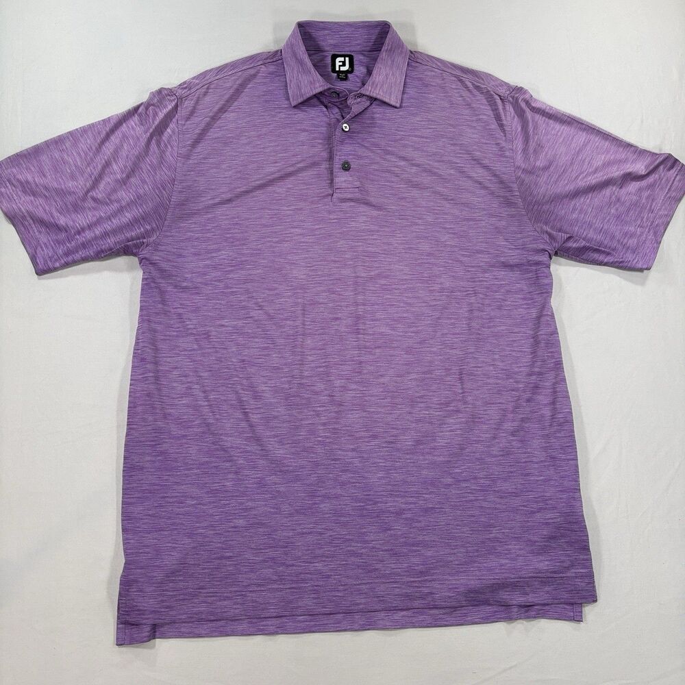 FootJoy Golf Shirt Size Large Purple